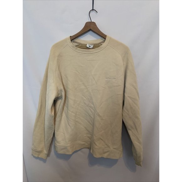 Other - Columbia tan men’s M fleece lined long sleeve sweatshirt pullover